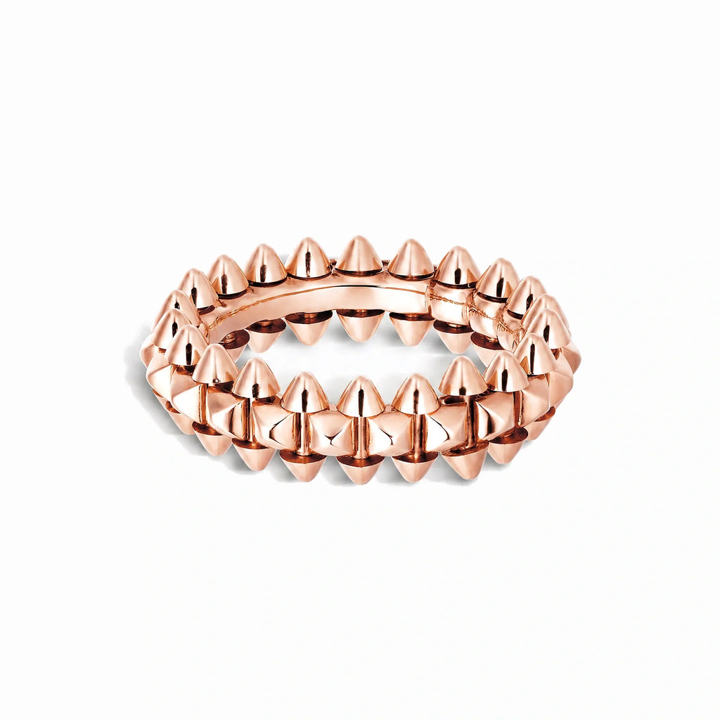 Clash de Small Pyramid Stud Ring