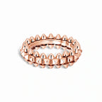 Clash de Small Pyramid Stud Ring