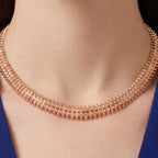 Clash de Studded Double Row Necklace