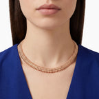 Clash de Studded Double Row Necklace