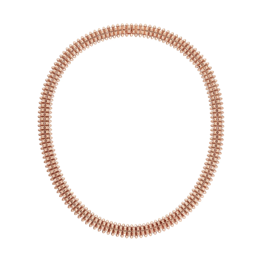 Clash de Studded Double Row Necklace