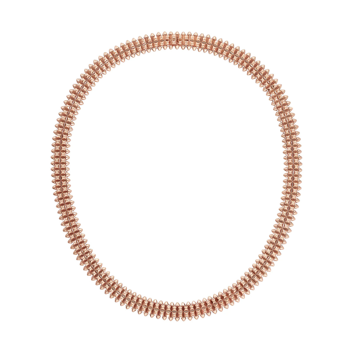 Clash de Studded Double Row Necklace