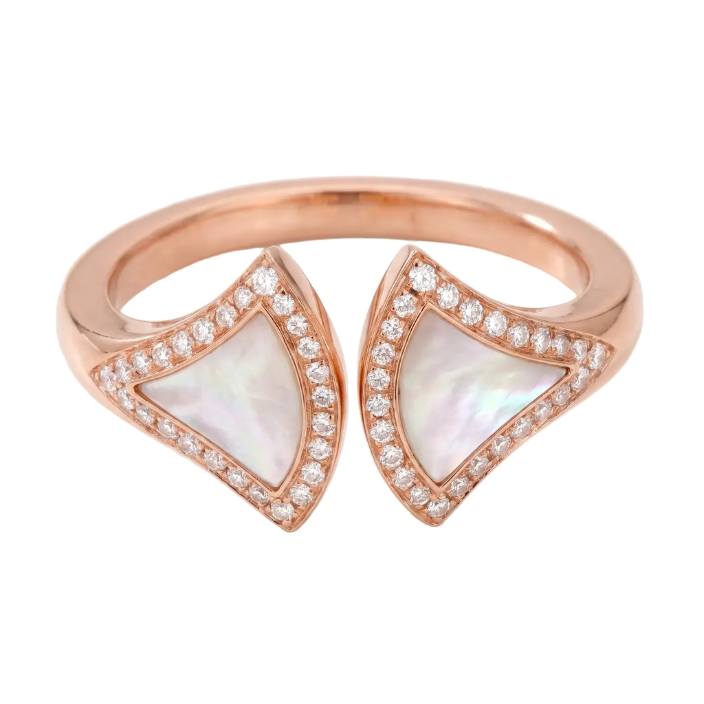 Diva's Dream Mother-of-Pearl Fan Ring