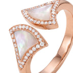 Diva's Dream Mother-of-Pearl Fan Ring