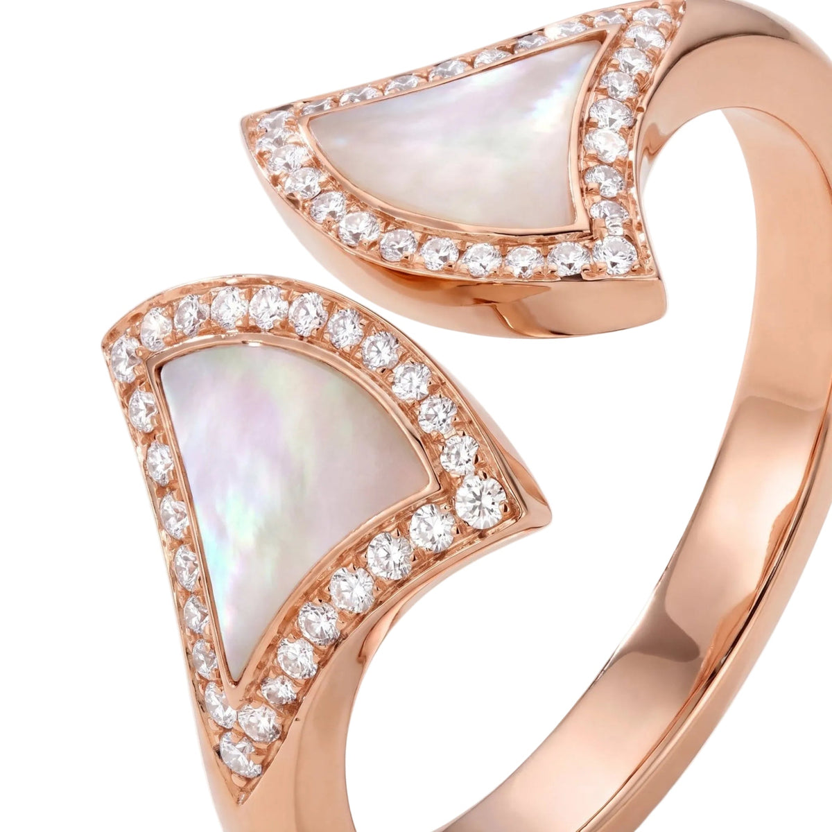 Diva's Dream Mother-of-Pearl Fan Ring