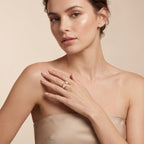 Diva's Dream Mother-of-Pearl Fan Ring