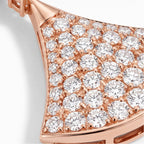 Diva's Dream Pavé Fan Pendant Necklace