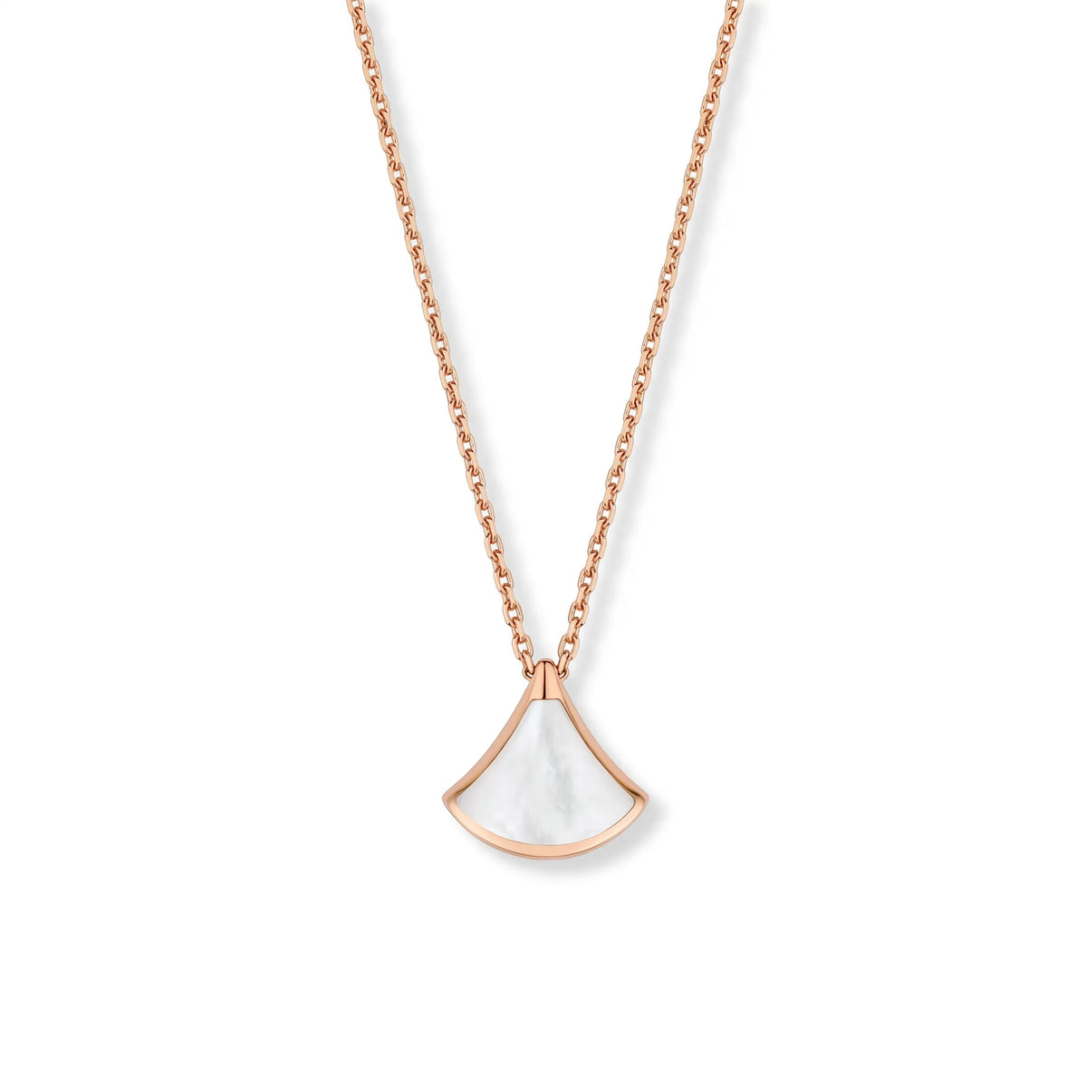 Divas' Dream Mini Fan Pendant Necklace