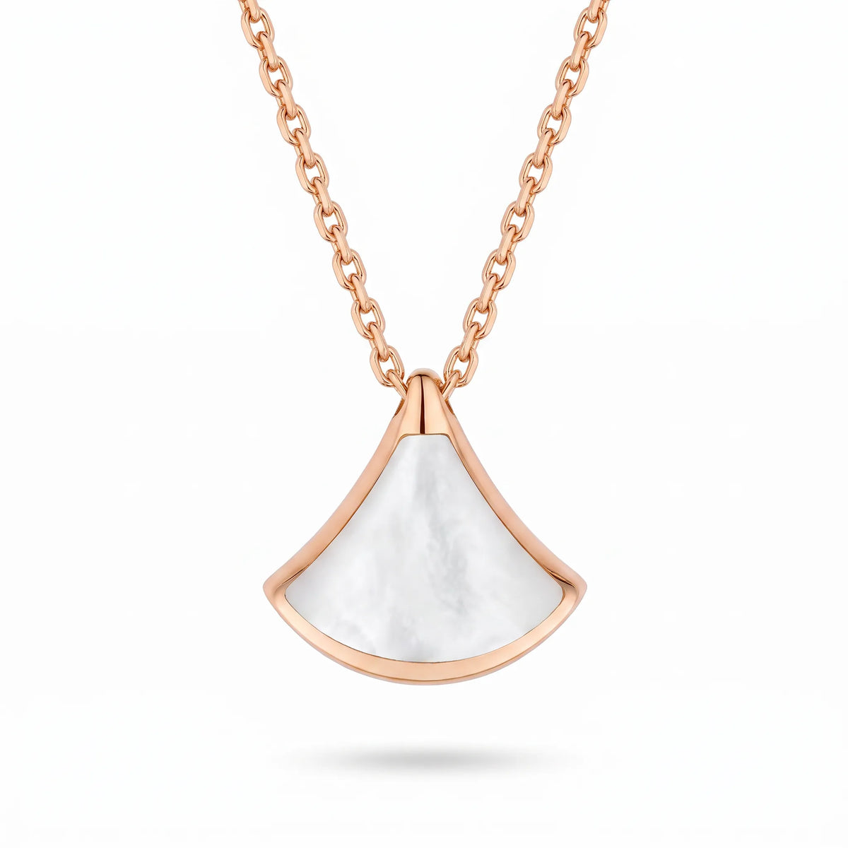 Divas' Dream Mini Fan Pendant Necklace