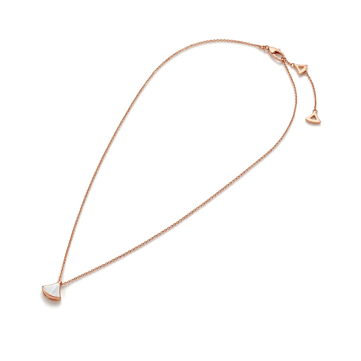 Divas' Dream Mini Fan Pendant Necklace