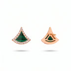 Divas' Dream Pavé Color Fan Stud Earrings