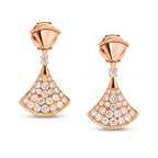 Divas' Dream Pavé Fan Drop Earrings