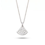 Divas' Dream Radiant Pavé Fan Necklace