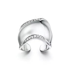 Elsa Peretti Bone Curve Pavé Ring