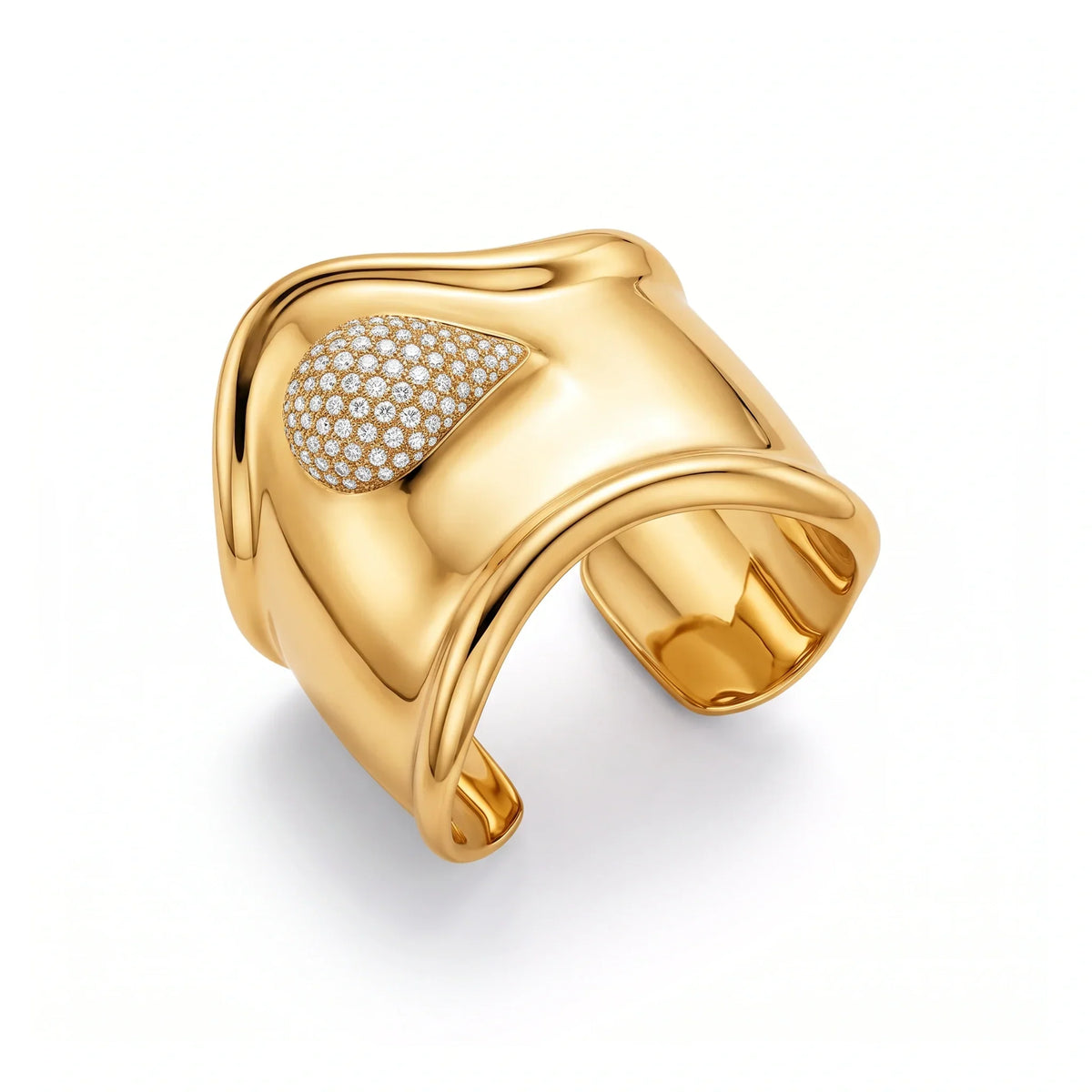 Elsa Peretti Celeste Pavé Cuff Bracelet