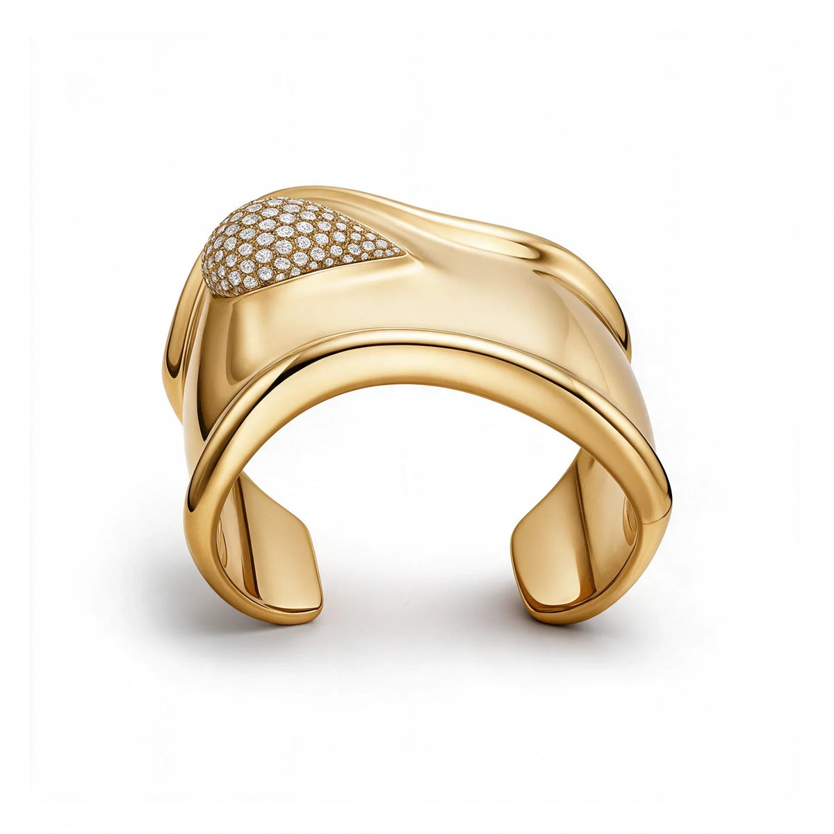 Elsa Peretti Celeste Pavé Cuff Bracelet