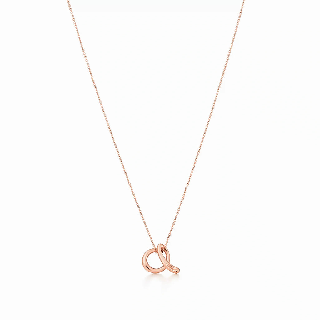 Elsa Peretti Initial Letter Pendant Necklace