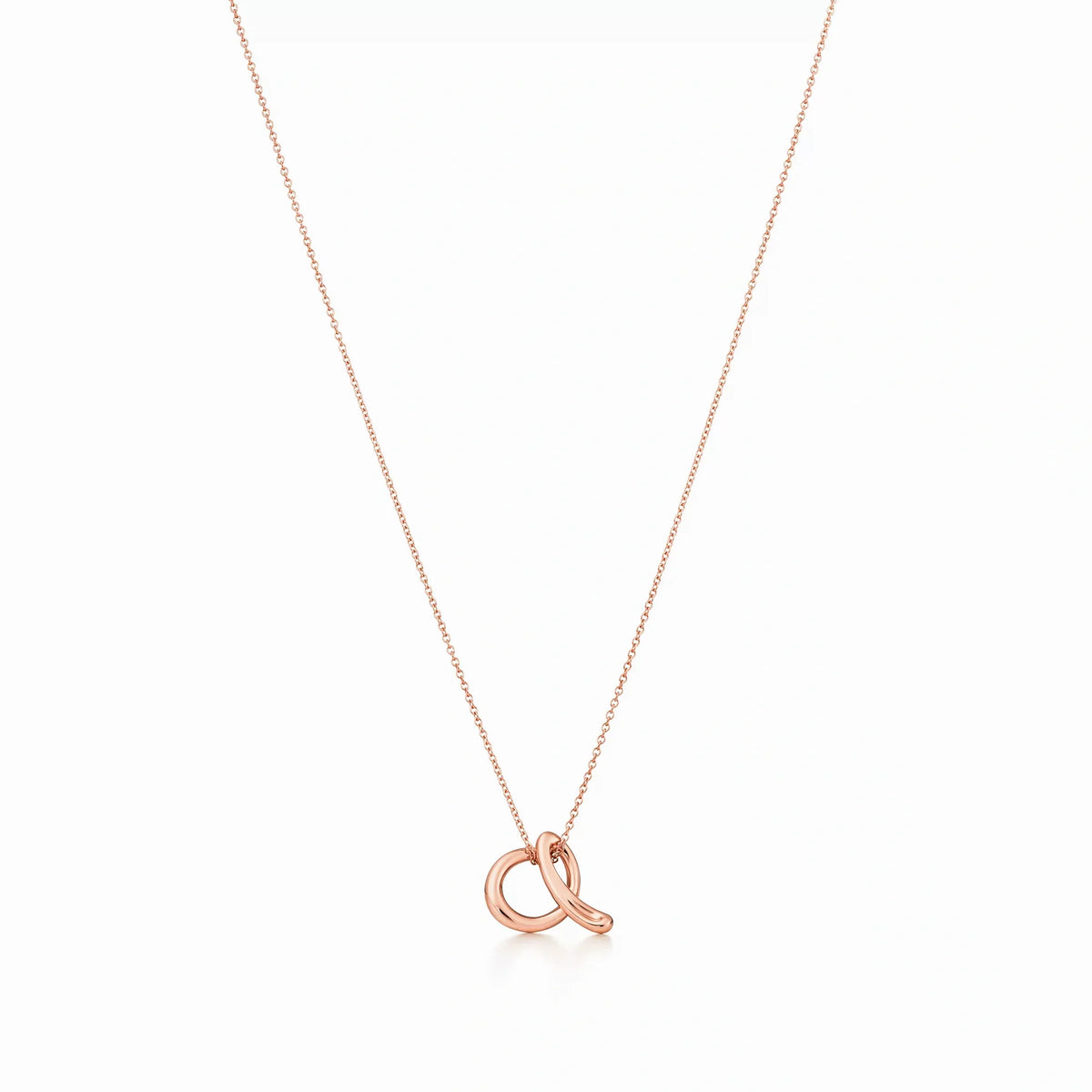 Elsa Peretti Initial Letter Pendant Necklace
