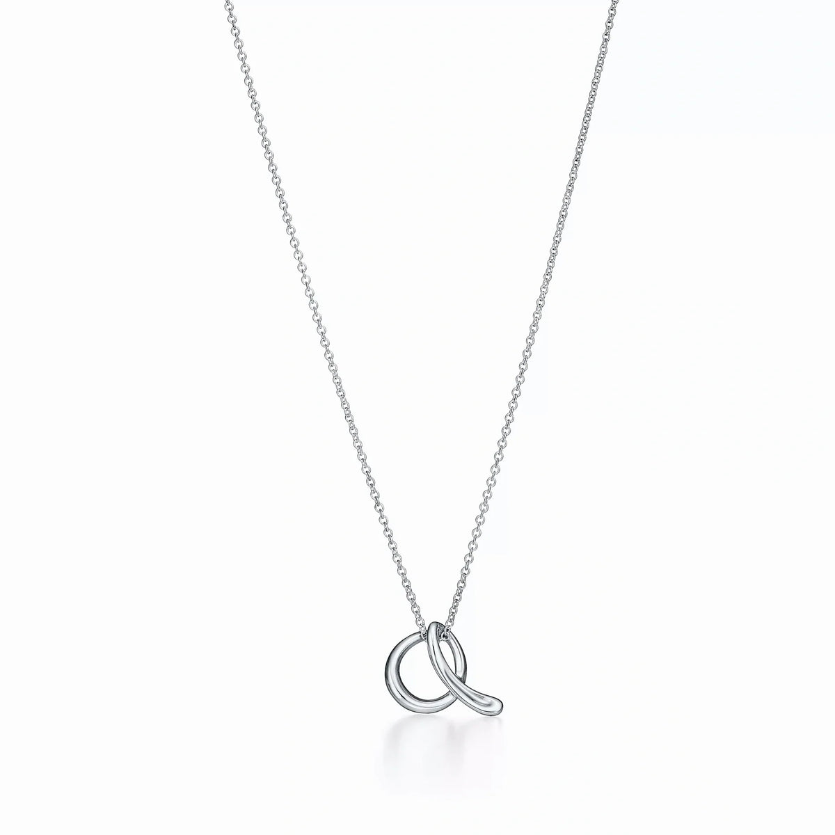 Elsa Peretti Initial Letter Pendant Necklace