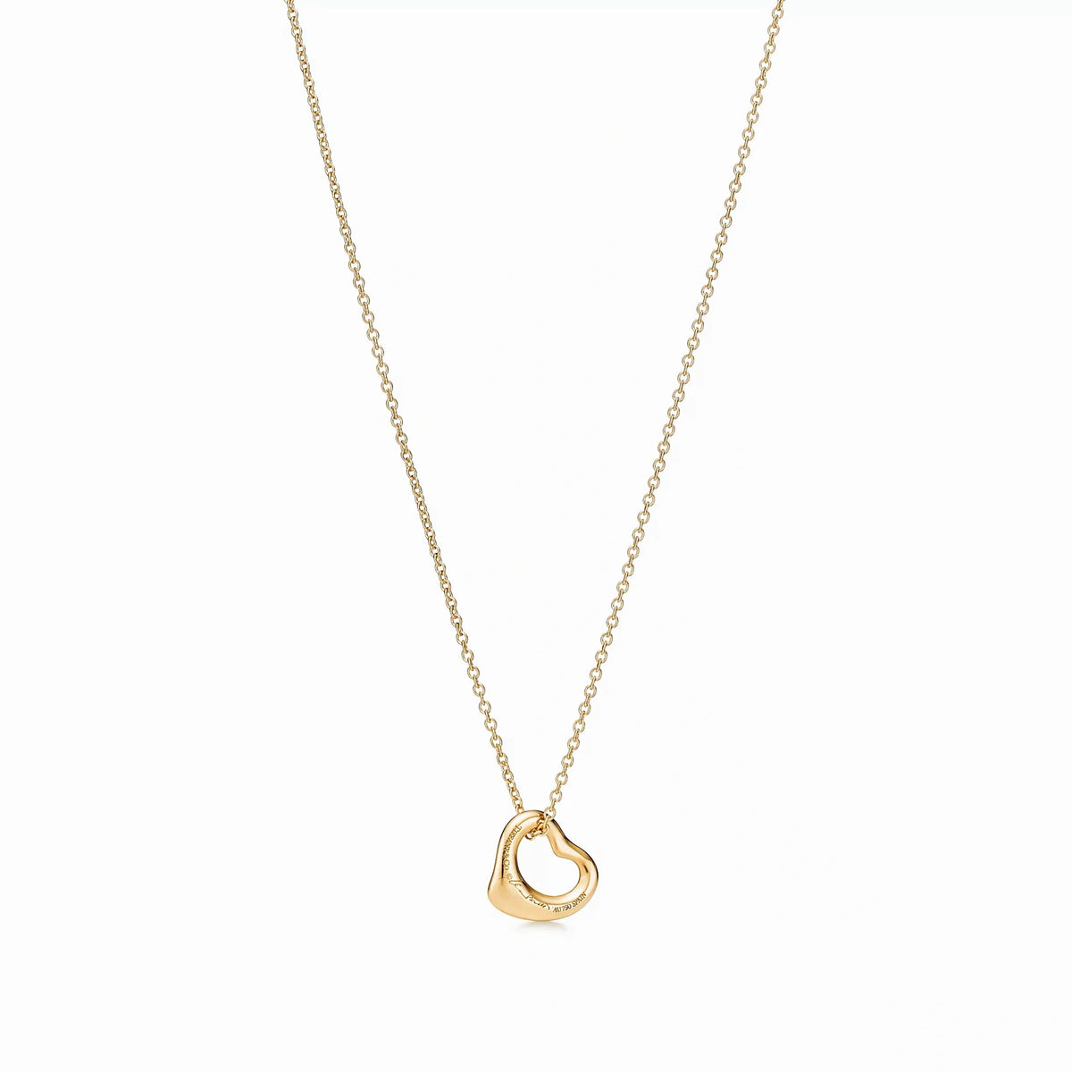 Elsa Peretti Minimalist Open Heart Necklace
