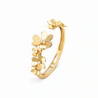 Floral Bloom Flower Cluster Bangle