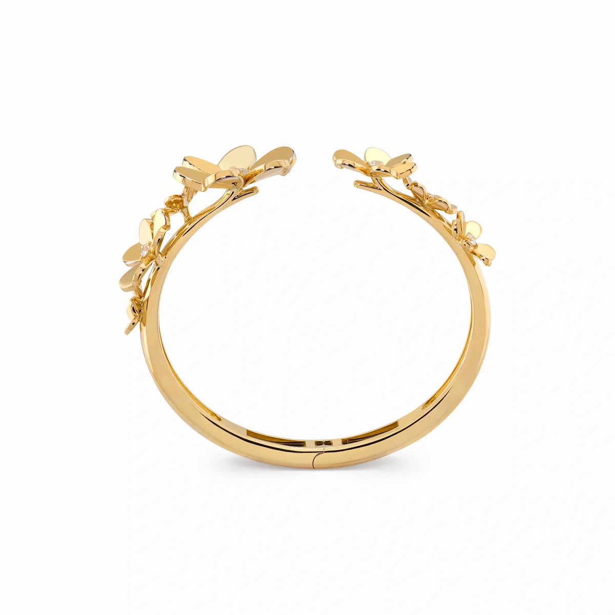 Floral Bloom Flower Cluster Bangle