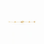 Floral Jardin Flower Charm Chain Bracelet