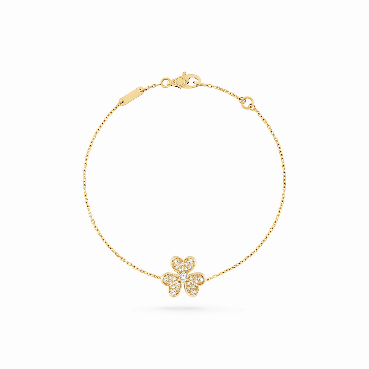 Floral Lumiere Flower Charm Bracelet