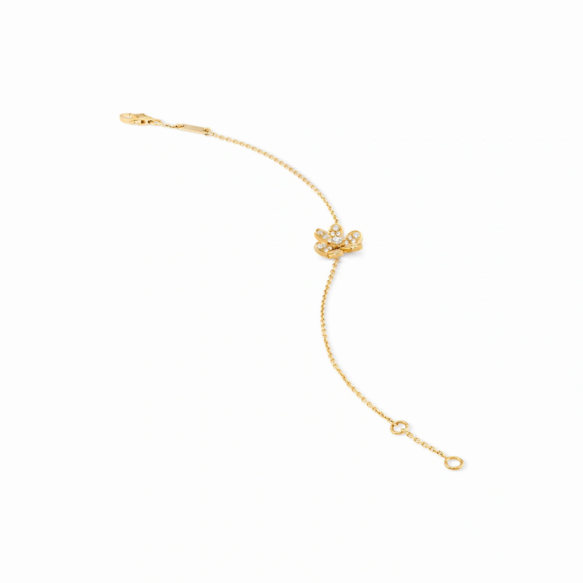 Floral Lumiere Flower Charm Bracelet