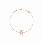 Floral Lumiere Flower Charm Bracelet