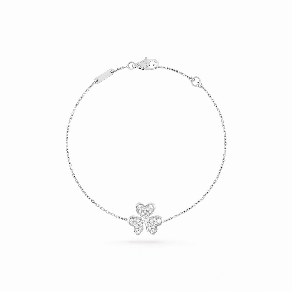 Floral Lumiere Flower Charm Bracelet