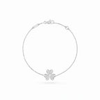 Floral Lumiere Flower Charm Bracelet