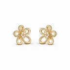 Flowerlace Elara Openwork Petal Earrings