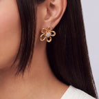 Flowerlace Elara Openwork Petal Earrings