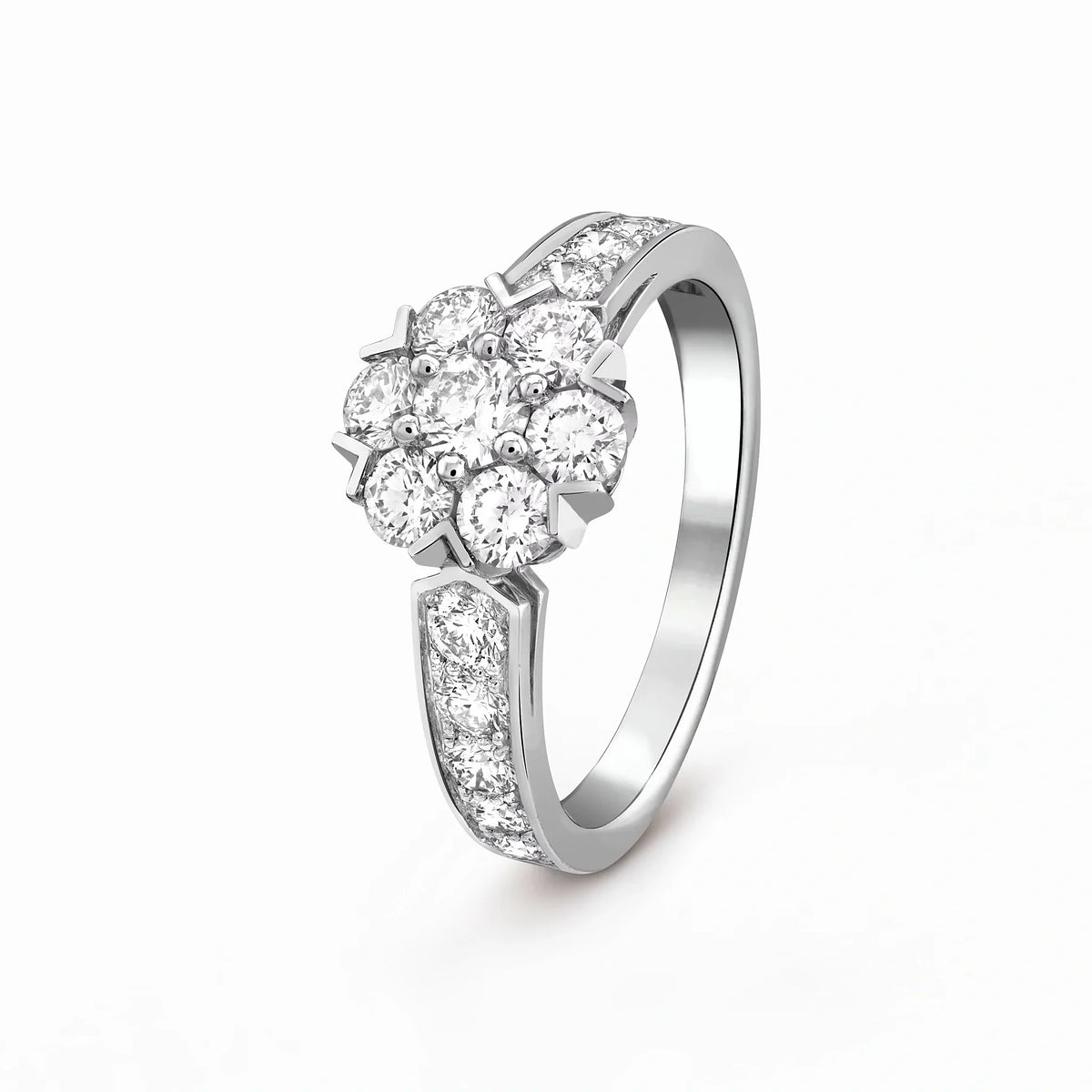 Folie des Pres Flower Cluster Ring