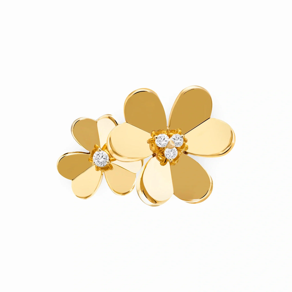 Frivole Double Flower Open Ring