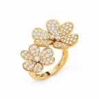 Frivole Duo Twin Flower Ring