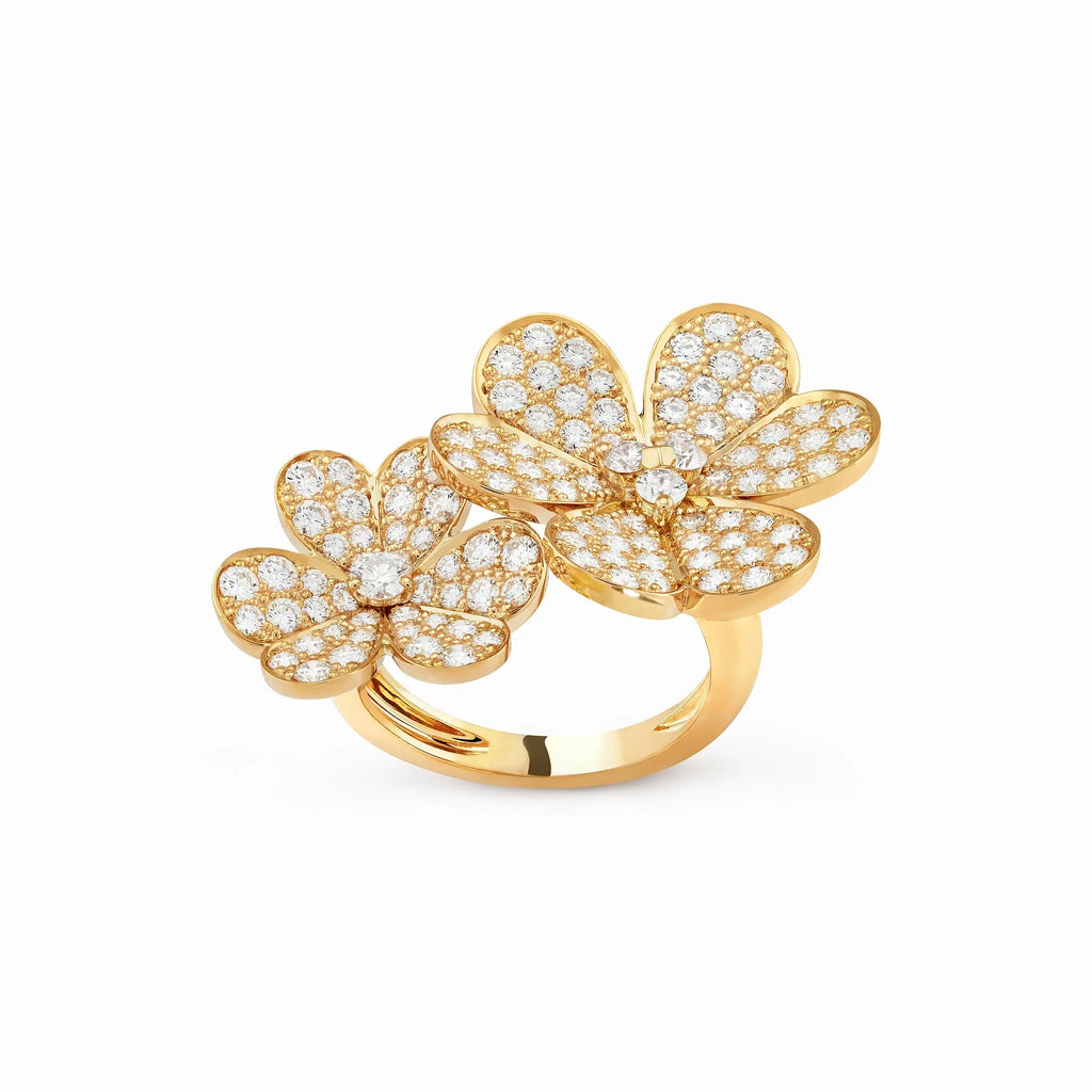 Frivole Duo Twin Flower Ring