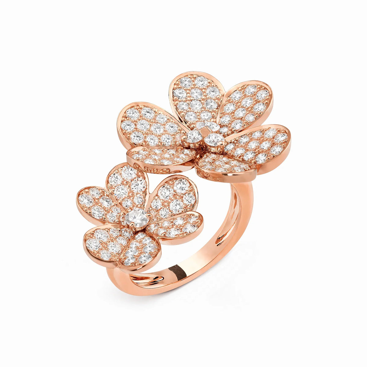 Frivole Duo Twin Flower Ring