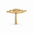 Frivole Layered Petal Cocktail Ring