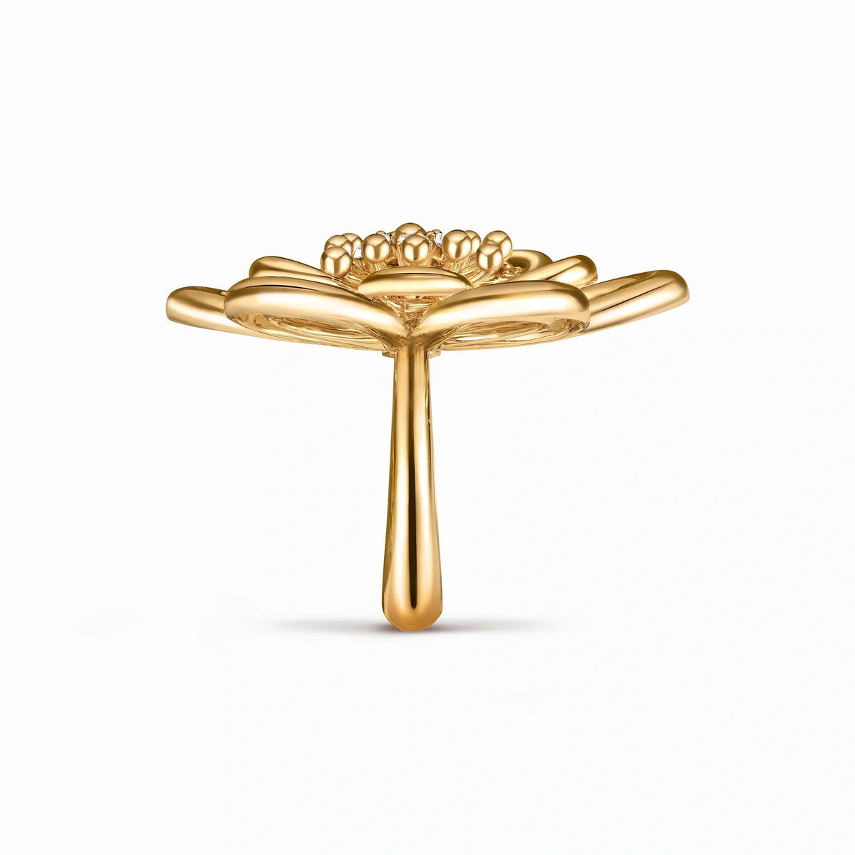 Frivole Layered Petal Cocktail Ring