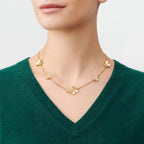 Frivole Multi Flower Station Necklace