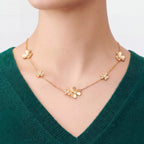 Frivole Multi Flower Station Necklace