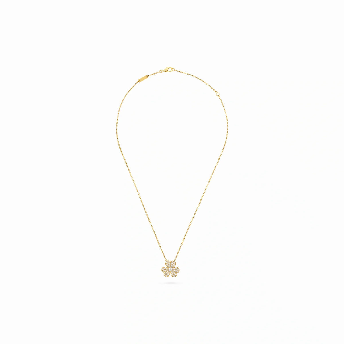 Frivole Pavé Bloom Pendant Necklace