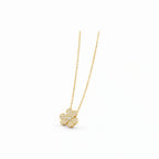 Frivole Pavé Bloom Pendant Necklace
