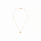 Frivole Polished Flower Pendant Necklace