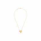 Frivole Triple Flower Pendant Necklace