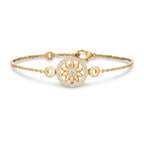 Gates Sunburst Halo Chain Bracelet