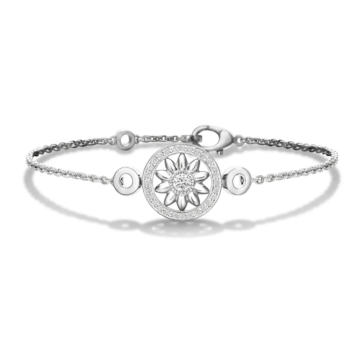 Gates Sunburst Halo Chain Bracelet