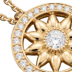 Gates Sunburst Medallion Pendant Necklace